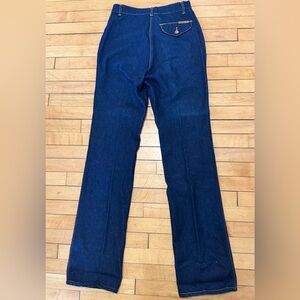 Vintage 70s Gloria Vanderbilt for Murjani High Waist Straight Leg Indigo Jean 12